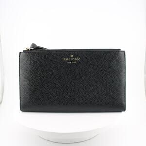 Kate Spade Black Pebbled Leather Wallet